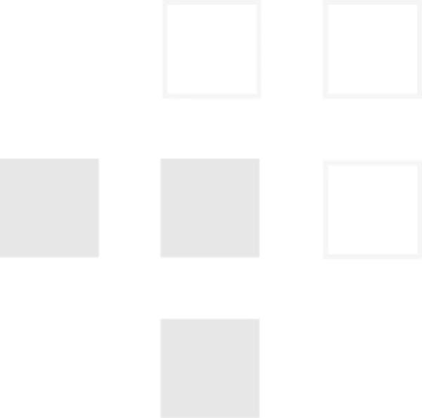 Schemat układu siatki z kilkoma szarymi polami i pustymi ramkami