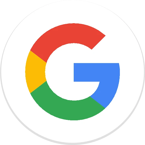 Kolorowe logo w kształcie litery G na białym tle